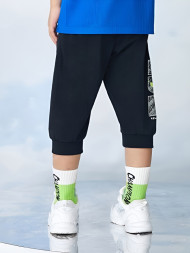 Детские бриджи KELME Knitted Cropped Pants Black