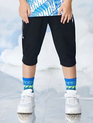 Детские бриджи KELME Knitted Cropped Pants Black
