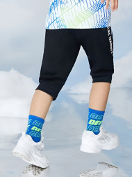Детские бриджи KELME Knitted Cropped Pants Black