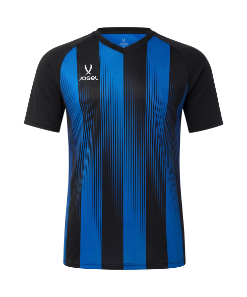Футболка игровая JOGEL CAMP Striped Jersey, синий/черный, детский