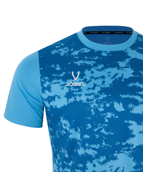 Футболка вратарская JOGEL DIVISION PerFormDRY SPLASH GK Jersey, голубой, детский