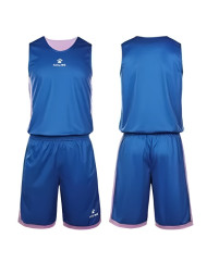 Баскетбольная форма KELME Double-Sided Basketball Uniform (Blue/Pink)