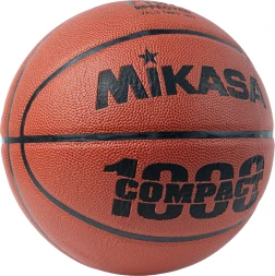 Мяч баск. MIKASA BQC1000 р.6, композ.синт.кожа (полиуретан),FIBA Appr,нейл.корд,бут.кам,кор-ор-ч