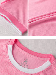 Детская футбольная форма KELME Short-Sleeved Football Suit Pink