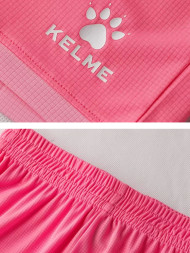 Детская футбольная форма KELME Short-Sleeved Football Suit Pink