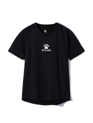 Детская футболка KELME Boys Short Sleeve T-Shirt Black