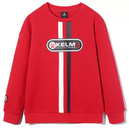 Детский свитшот KELME Boy's Round Neck Sweater Red