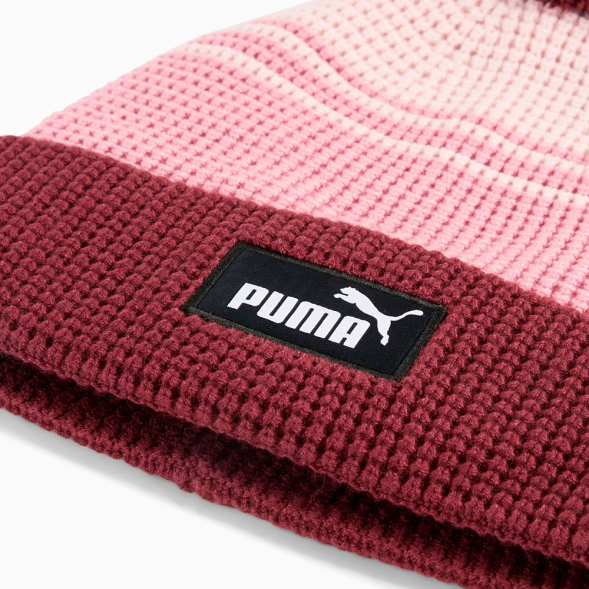 Шапка PUMA Ess Mid Crown Pom Beanie, 02655001, вискоза, полиэстер, нейлон, т.сине-голубой