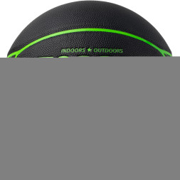 Мяч баск  TORRES Star, B323127, р 7, 7 панел ,ПУ-композит, нейлон  корд, бут кам , черно-зеленый