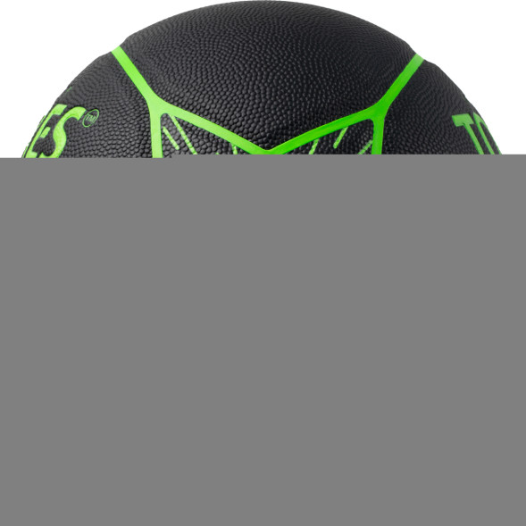 Мяч баск  TORRES Star, B323127, р 7, 7 панел ,ПУ-композит, нейлон  корд, бут кам , черно-зеленый