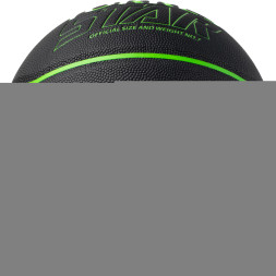 Мяч баск  TORRES Star, B323127, р 7, 7 панел ,ПУ-композит, нейлон  корд, бут кам , черно-зеленый