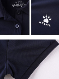 Футболка-поло KELME Short Sleeve Polo Shirt Dark Blue