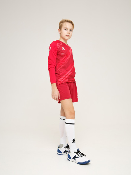 Детский комплект (лонгслив, шорты) KELME Long Sleeve Goalkeeper Suit Red