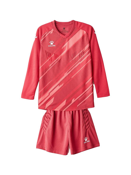 Детский комплект (лонгслив, шорты) KELME Long Sleeve Goalkeeper Suit Red