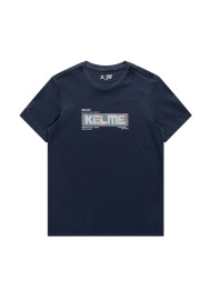 Футболка KELME Round Neck Short Sleeve T-Shirt Blue