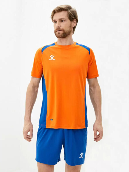 Футбольная форма KELME Short Sleeve Football Set (Orange/Blue)
