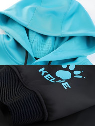 Худи KELME Knitted Hooded Sweatshirt (Black/Light Blue)