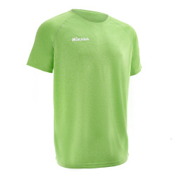 Футболка MIKASA MT193-026-2XL, р.2XL, 100% полиэстер, салатовый