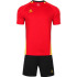 Футбольная форма KELME Short-Sleeved Football Suit (Red/Black)