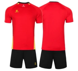 Футбольная форма KELME Short-Sleeved Football Suit (Red/Black)