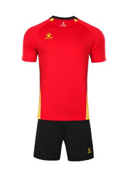 Футбольная форма KELME Short-Sleeved Football Suit (Red/Black)