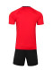 Футбольная форма KELME Short-Sleeved Football Suit (Red/Black)