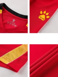 Футбольная форма KELME Short-Sleeved Football Suit (Red/Black)