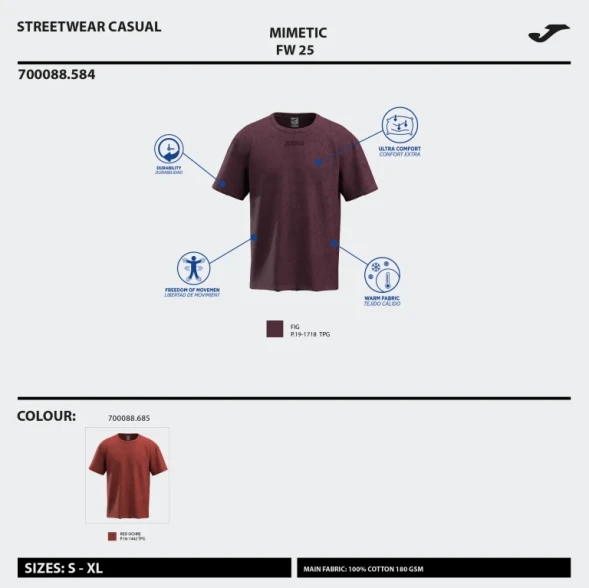 CAMISETA MANGA CORTA MIMETIC  