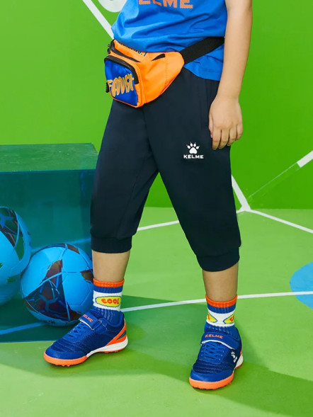 Детские бриджи KELME Knitted Cropped Pants Dark Blue