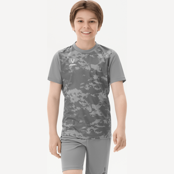 Футболка вратарская JOGEL DIVISION PerFormDRY SPLASH GK Jersey, серый, детский