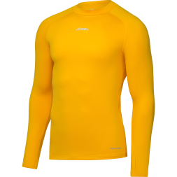 Джемпер компрессионный утепленный JÖGEL CAMP PerFormDRY Baselayer Top Warm, желтый