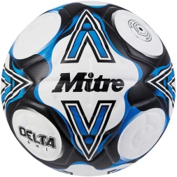 Мяч футб. MITRE Delta One 24, 5-B01787C21, р.5, FIFA Quality, 14п, ТПУ, термосшивка,бело-сине-черный