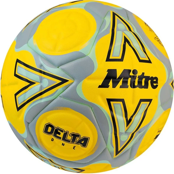 Мяч футб. MITRE Delta One 24, 5-B01787C21, р.5, FIFA Quality, 14п, ТПУ, термосшивка,бело-сине-черный