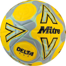 Мяч футб. MITRE Delta One 24, 5-B01787C21, р.5, FIFA Quality, 14п, ТПУ, термосшивка,бело-сине-черный