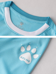 Детская футбольная форма KELME Short-Sleeved Football Suit Light Blue