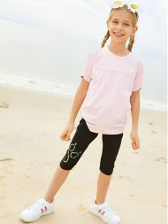 Детские бриджи KELME Cropped Leggings Black