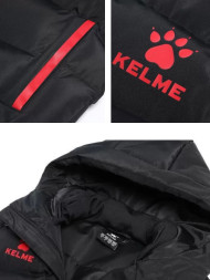 Детский пуховик KELME Children's Long Jacket (Black/Red)