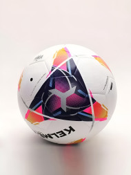 Мяч футбольный KELME Leather Football (18.2) (32 Panels) (White/Orange)
