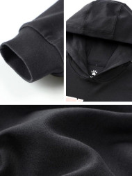 Детское худи KELME Girl's Hooded Sweatshirt Black