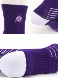 Детские носки KELME Basketball Socks (Same Style For Children/Women) Light Purple