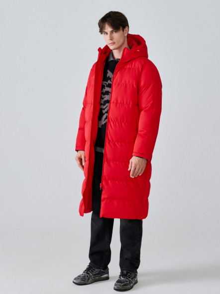 Пуховик FN Snowfall Long Red