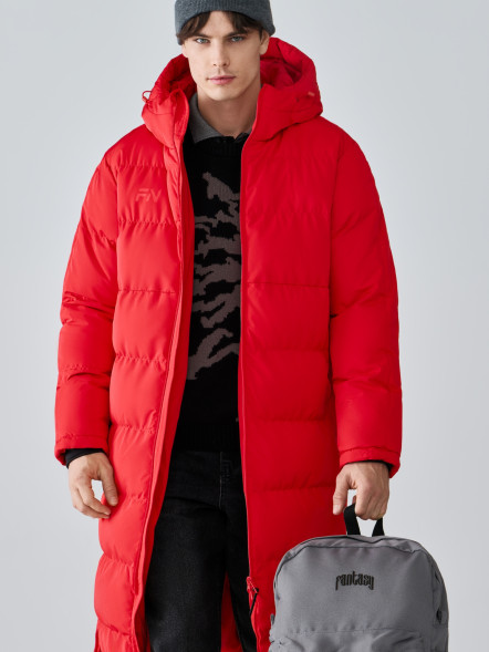 Пуховик FN Snowfall Long Red
