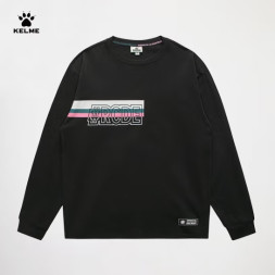 Свитшот KELME Round Neck Long Sleeve T-Shirt Black