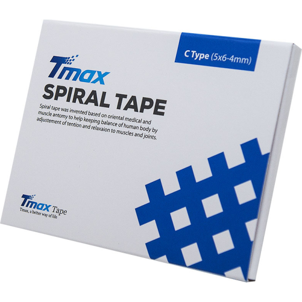 Кросс-тейп TMAX Spiral Tape Type C 20 листов, 423730, телесный