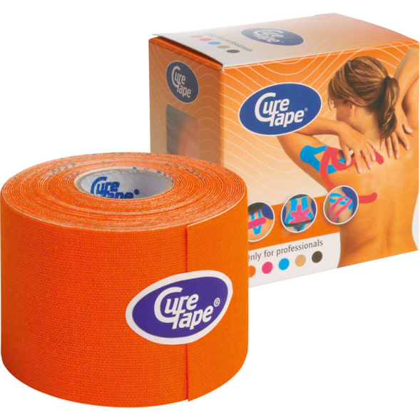 Тейп кинезиологический CureTape Black 160226, 5см.x5м.