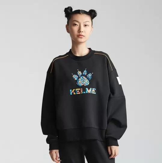 Свитшот KELME Round Neck Sweater Black