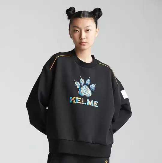 Свитшот KELME Round Neck Sweater Black