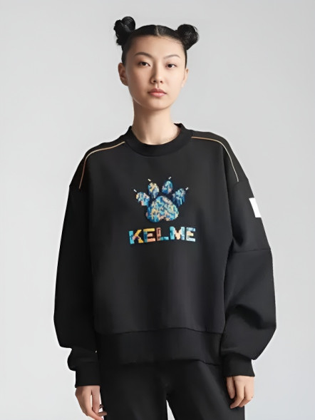 Свитшот KELME Round Neck Sweater Black