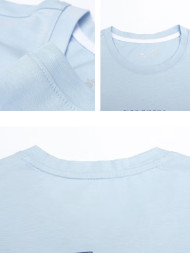 Футболка KELME Round Neck Short Sleeve T-Shirt Light Blue