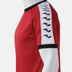 ФУТБОЛКА С КОРОТКИМ РУКАВОМ HEROIC КРАСНЫЙ ЧЁРНЫЙ